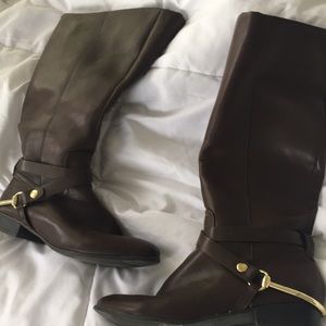 Target brown riding boots